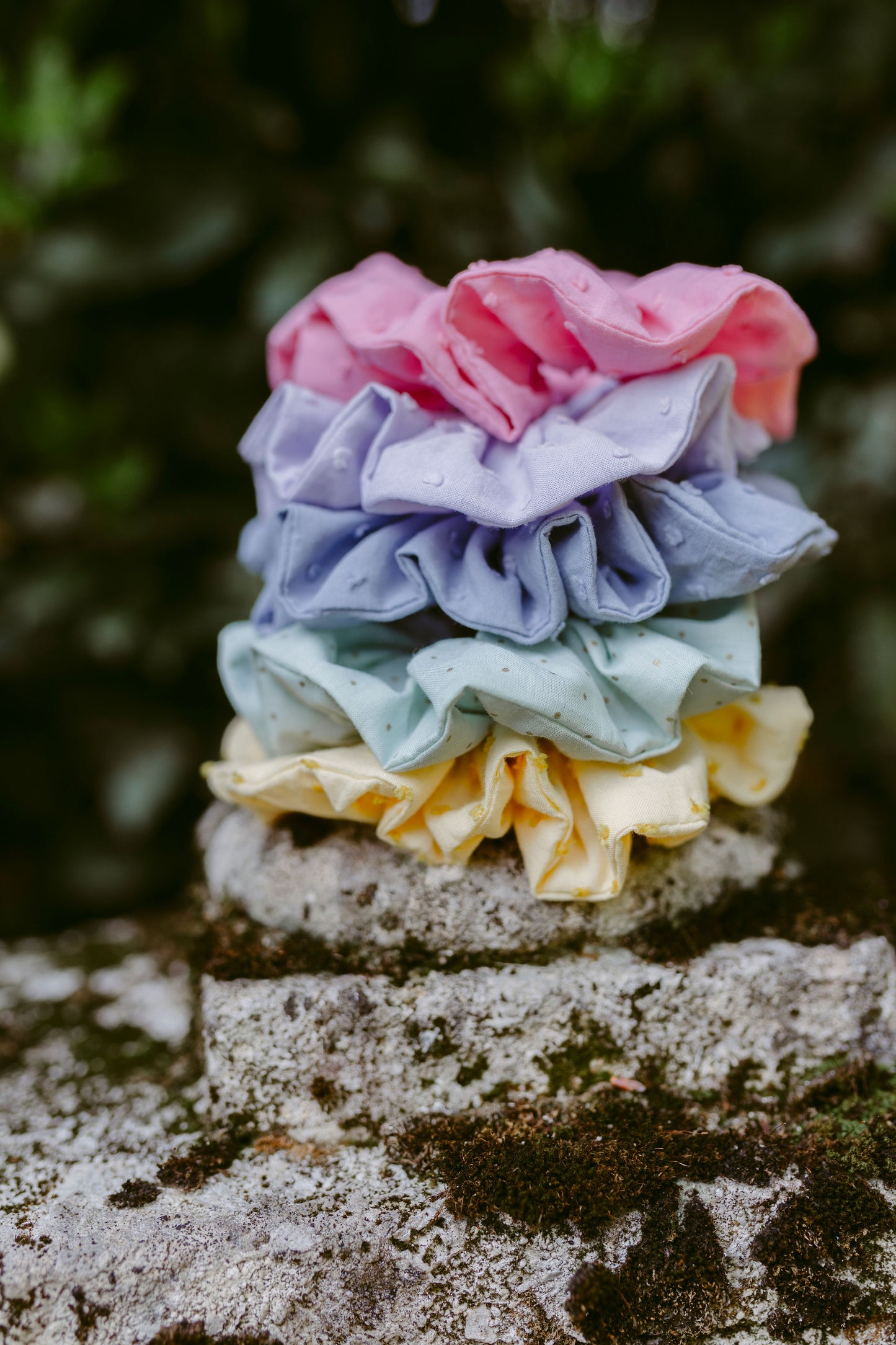Scrunchie plumetis