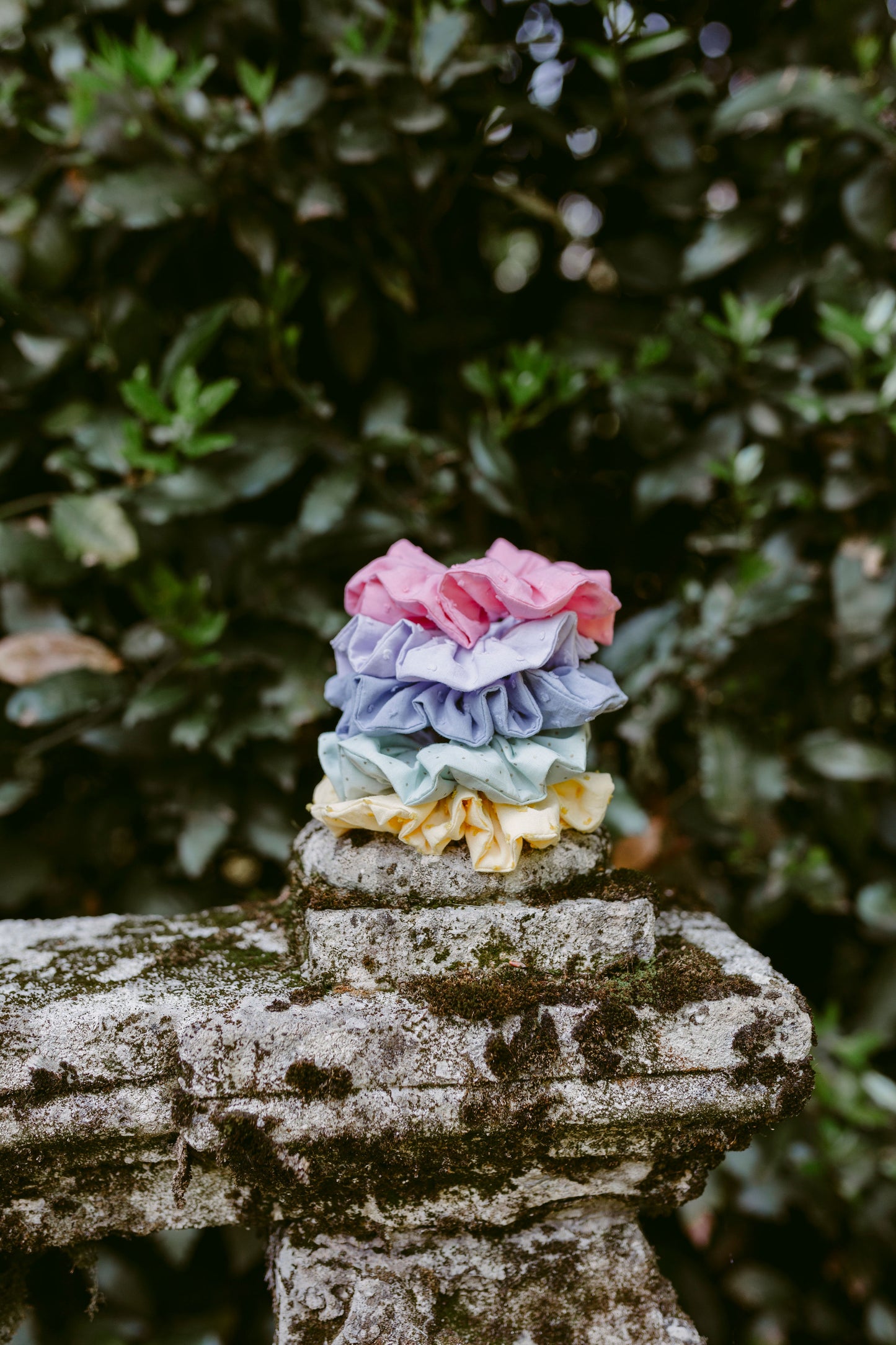 Scrunchie plumetis